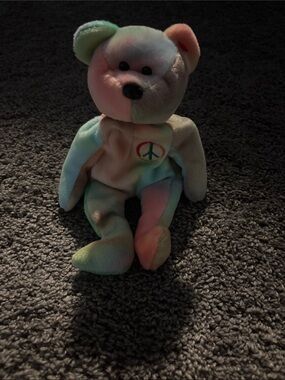 Ty Peace beanie baby with only tush tag!